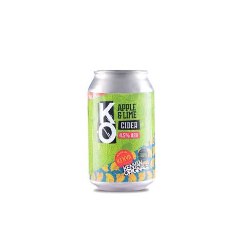 Kenya Originals Apple Lime Cider Can 330ml Sizzle Liquors