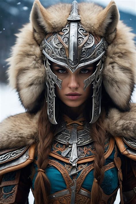 Norse Viking Scandinavian Warriors Sexy Beautiful Digital Images Blonde Brunette Wolf Sexy