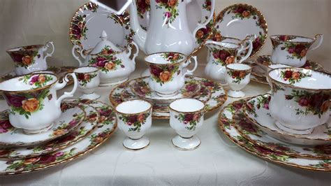 Royal Albert Old Country Rose Ontbijt Servies Rosia Tableware