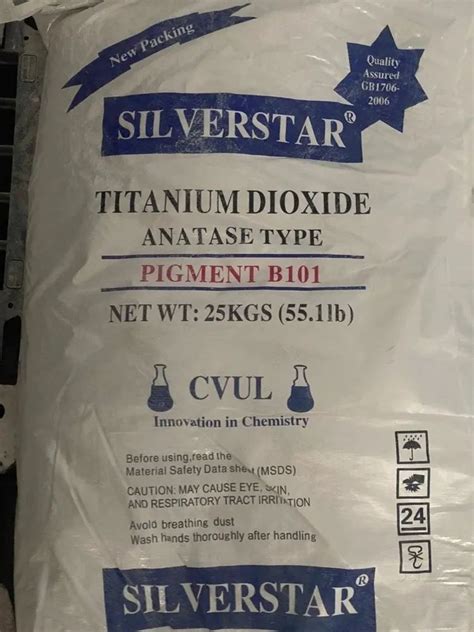 Silverstar B101 Anatase Grade Titanium Dioxide Pigment For Coating And