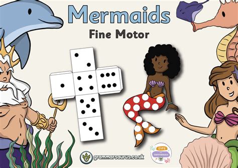 Eyfs Mermaids Fine Motor Grammarsaurus