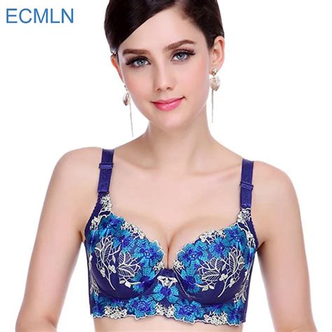 מוצר Hot Fashion Lady Women Deep V Sexy Embroidered Side Support Push Up Bra