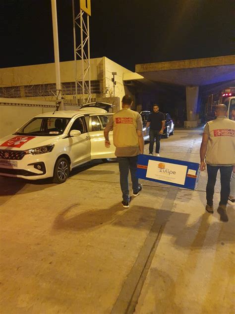 Medical aid in Lebanon: a new contribution from Tulipe