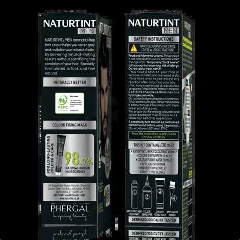 Naturtint Men Permanent Hair Colour Gel N Dark Blonde Ml Naturtint