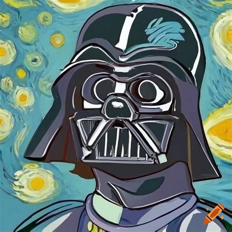 Darth Vader Artwork Inspired By Van Gogh On Craiyon