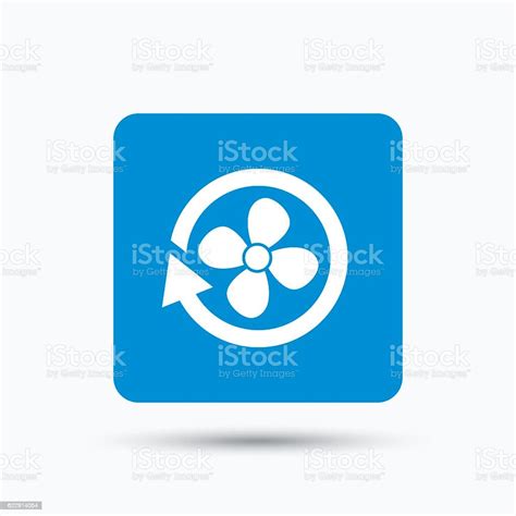 Ventilation Icon Air Ventilator Or Fan Sign Stock Illustration