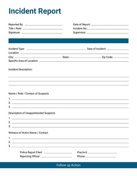 37+ Incident Report Templates - PDF, DOC | Free & Premium Templates
