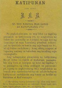 layunin ng katipunan tagalog