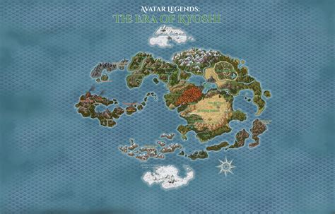 Avatar Legends World Map | Map, World map, Avatar