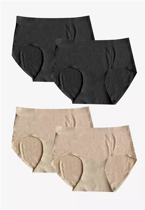 Buy Malibu Babe 4 Pack Seamless Sports Panty Ultracool Midi Briefs 2025 Online ZALORA Philippines