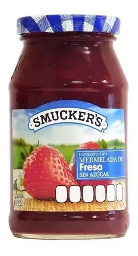 Mermelada De Fresa Sin Azucar Smuckers Gr Meses Sin Inter S