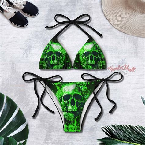 Gothic Bikini Micro Etsy