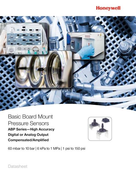 Pdf Basic Board Mount Pressure Sensors Rs Basic Amplified Board