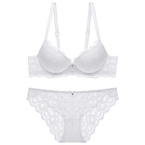 Sentmoon Lingerie For Women Thin Sponge Transparent Bra With Large Chest And Small Lace Women S