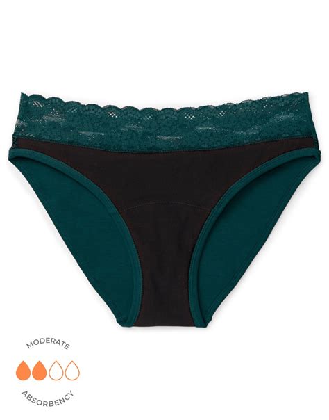 Alice Bikini Dark Green Period Panties Adore Me