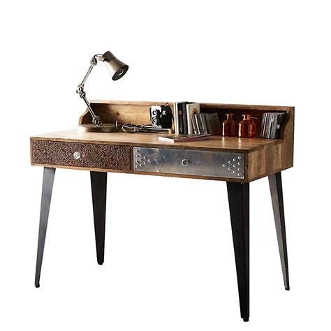 Amish Reclaimed Wood 2 Drawers Desk Diy At Bandq