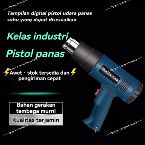 Jual 2000W Hot Air Gun 2000 Watt Electric Hot Air Gun 220V Heat Gun Perkakas Elektrik Blower