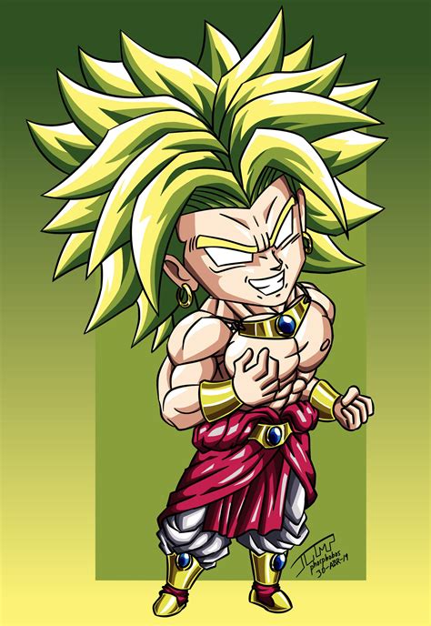 Broly Chibi By Phosphobos On Deviantart