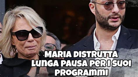 Maria De Filippi Distrutta Dal Lutto Stop Per Tanti Giorni Amici E