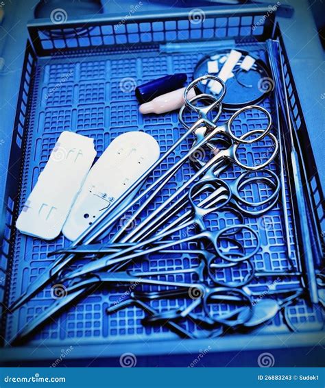 Surgical Instruments. Medical Concept Stock Image - Image of help