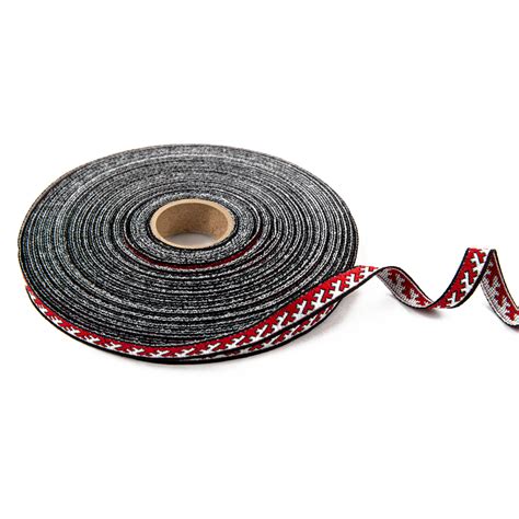 Лента жаккардовая 10 мм "Gamma" C3853 (C3752) отделочная "Орнамент для ...