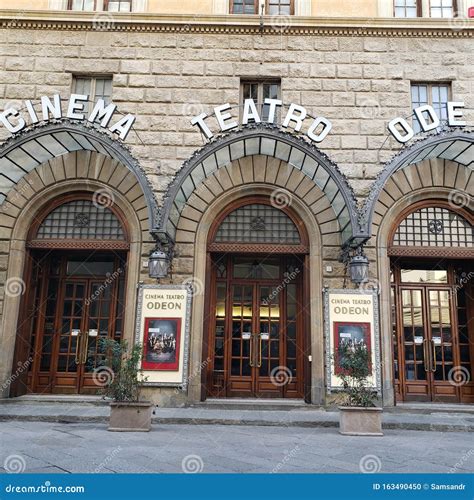 Cinema In Beautiful Florence Editorial Image Image Of Houses