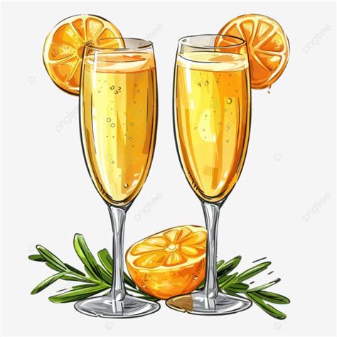 Clip Art Mimosas Graphic Style Solid Mimosa Plant Spring PNG