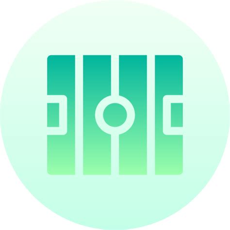 Hockey Pitch Basic Gradient Circular Icon