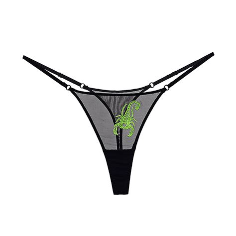 Damen Micro String Bikini Tanga Sexy Stickerei Unterwäsche Reizwäsche Höschen eBay de