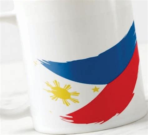 Philippine Flag Pilipinas Souvenir Coffee Mug Glass Cup Furniture