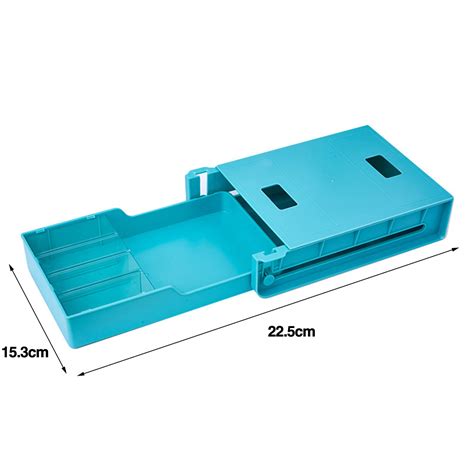 Trayknick Storage Container under Desk Storage Box with Slide-out