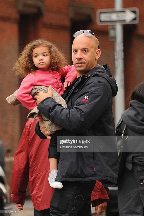 Actor Vin Diesel and daughter Hania Riley seen on the streets of ...