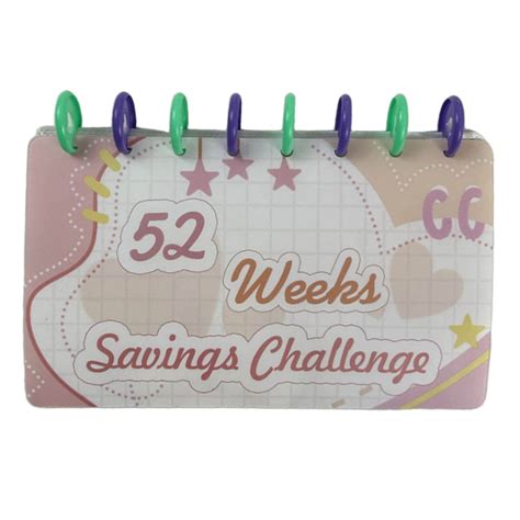 Week Savings Challenge Budget Book Binder Fun Saving Money Budgets