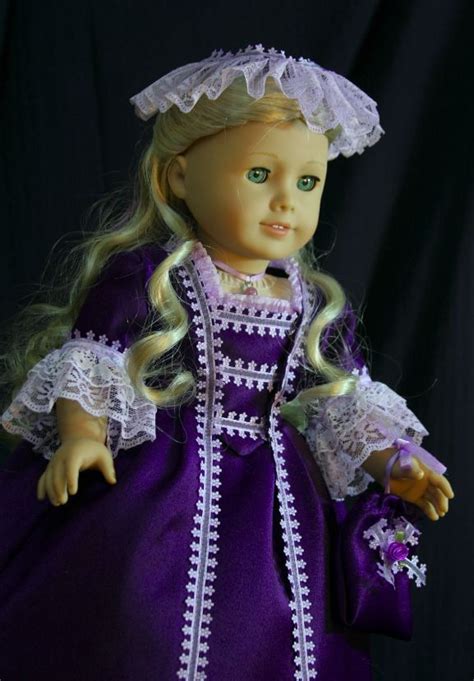 Colonial Gala Gown For American Girl Felicity Elizabeth Via Etsy With Images Doll Clothes