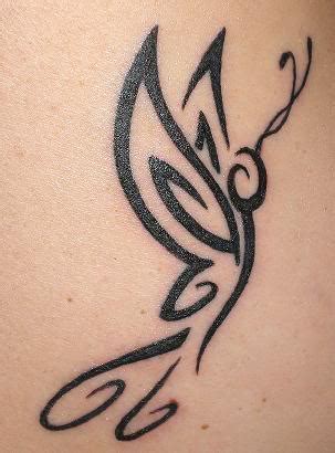 Tribal Butterfly Tattoo | My Tattoos Zone