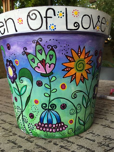 flower pot to paint 6