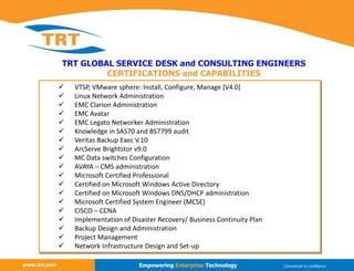 TRT GLOBAL - Company Overview | PPT