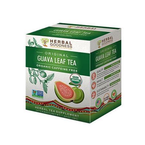 My new FAVORITE Herbal Tea — Guava Leaf Tea from Herbal Goodness