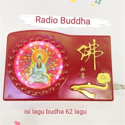 Jual Radio Budha Da Bei Zhou Isi 62 Lagu Untuk Meja Sembahyang Shopee