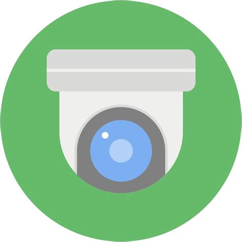 Premium Vector Cctv Camera Vector Illustration Style
