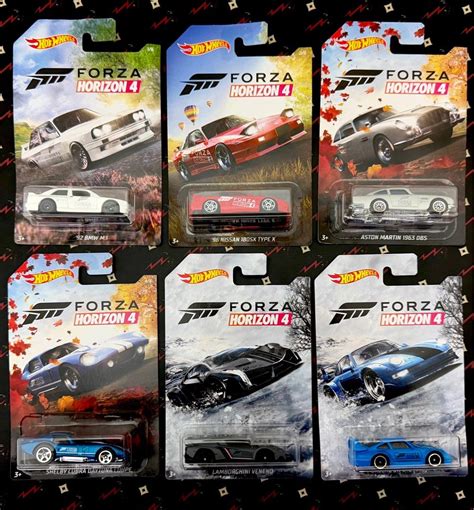 Hot Wheels Forza Horizon Mainline Hotwheels BMW M Nissan SX Type X Aston Martin DB
