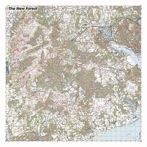 New Forest Map SplashMap- for your outdoor adventures