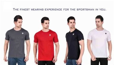 Plain Men Dryfit T Shirts Size Small To Xx Large At Rs 125 Piece In