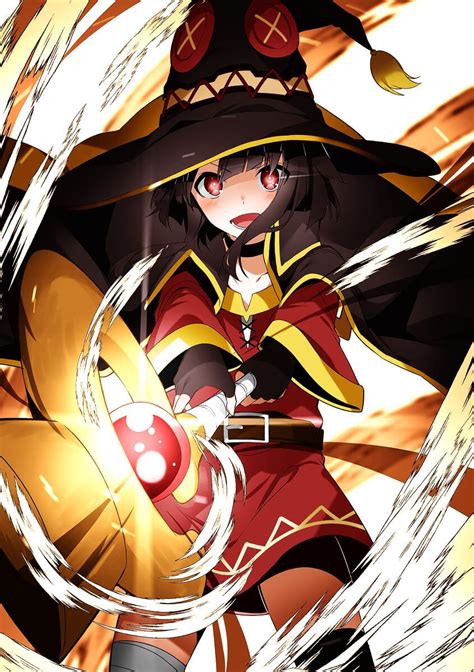 【このすば】めぐみんの詠唱9選！爆裂魔法のシーンを含めて詠唱を総まとめ！ | このすば, かわいいアニメの写真, イラスト