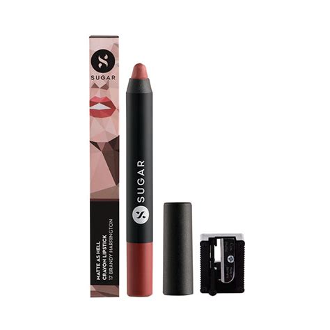 Buy Sugar Cosmetics Matte As Hell Crayon Lipstick 17 Brandy Harrington Rusty Reddish Pink