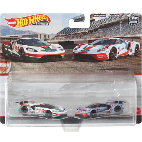 風火輪 Hot Wheels 汽車文化 膠胎 福特 FORD GT RACE 跑車 雙車組 EcoBoost 蝦皮購物
