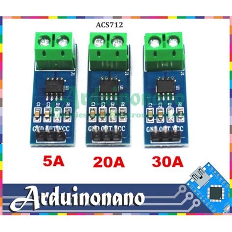 Jual Sensor Arus Acs A Ac Dc Hall Current Acs Module For