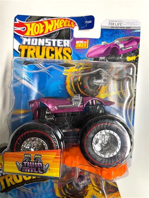 Treasure Hunt Pink Twin Mill And Volkswagen Drag Bus Monster Trucks Hot Wheels Hobbies And Toys