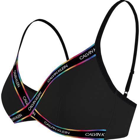 Calvin Klein Rp Bikini Top Black Dressinn