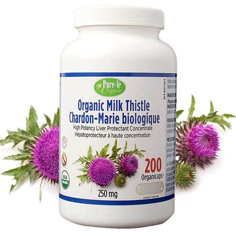 Pure L Organic Milk Thistle Mg Organicaps Lifestyle Ishop